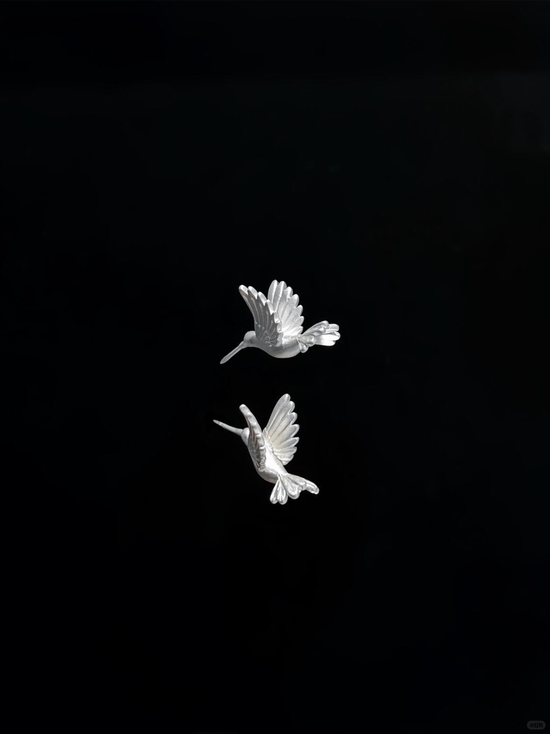 Oiseaux | Soulful Flock 925 Silver Stud Earrings (Y2K Limited)