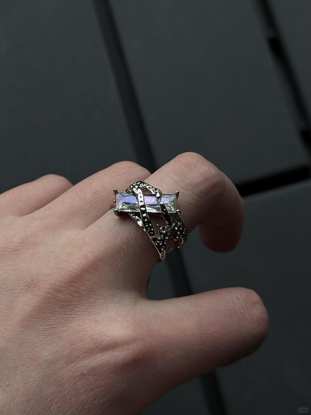 Phantom Radiant Glow Ring | Glass Dome Elegance & Handcrafted Design (Limited Edition)