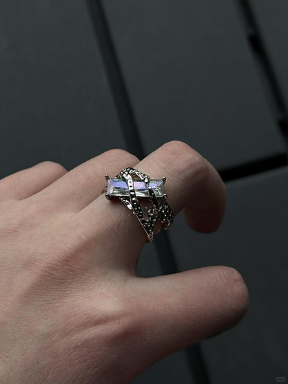 Phantom Radiant Glow Ring | Glass Dome Elegance & Handcrafted Design (Limited Edition)