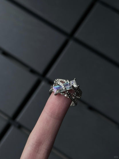 Phantom Radiant Glow Ring | Glass Dome Elegance & Handcrafted Design (Limited Edition)