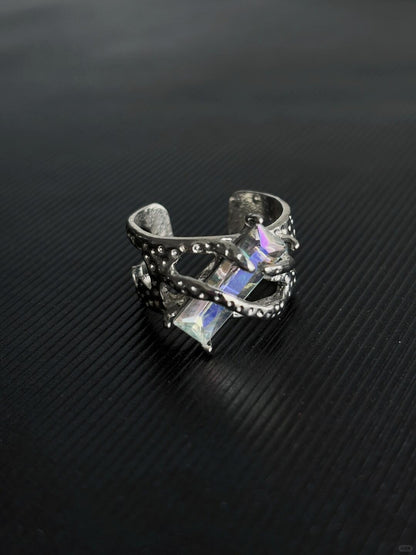 Phantom Radiant Glow Ring | Glass Dome Elegance & Handcrafted Design (Limited Edition)