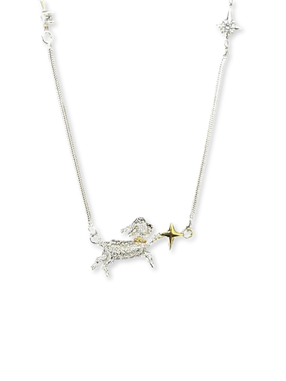 Picking Star | Puppy Reaches for the Stars Necklace (Y2K Limited)