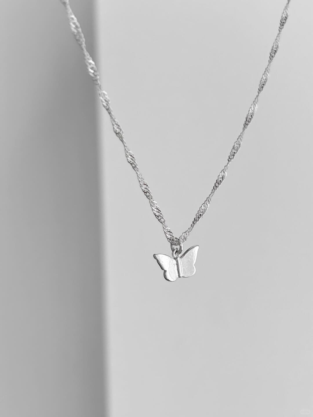 Pili Pala Necklace | Faded Butterfly Elegance & Handcrafted Design (Limited Edition)