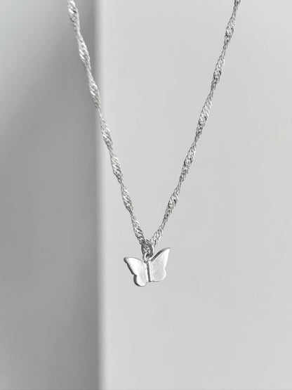Pili Pala Necklace | Faded Butterfly Elegance & Handcrafted Design (Limited Edition)