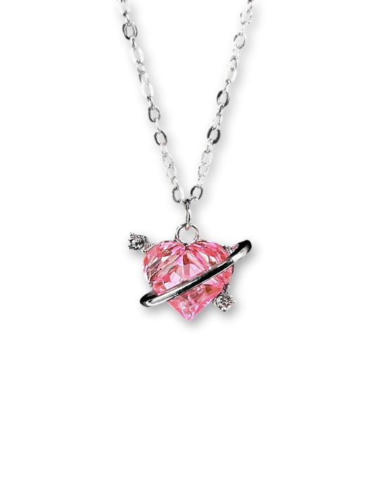 Lovecore Poem Necklace | Soft Romance & Heartfelt Charm (Limited Edition)