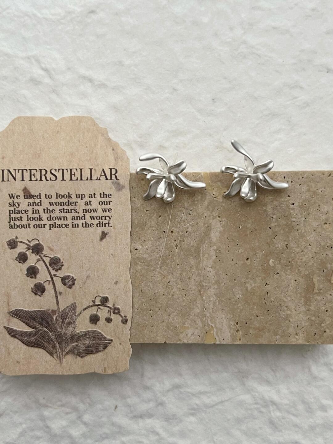 Y2Bling Silver Jasmine Earrings | Silver Jasmine (Limited Edition)