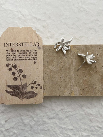 Y2Bling Silver Jasmine Earrings | Silver Jasmine (Limited Edition)