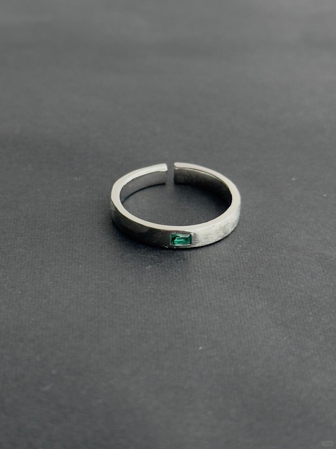 Smeraldo | Moonlit Turquoise Hidden Love Statement Ring (Y2K Limited)