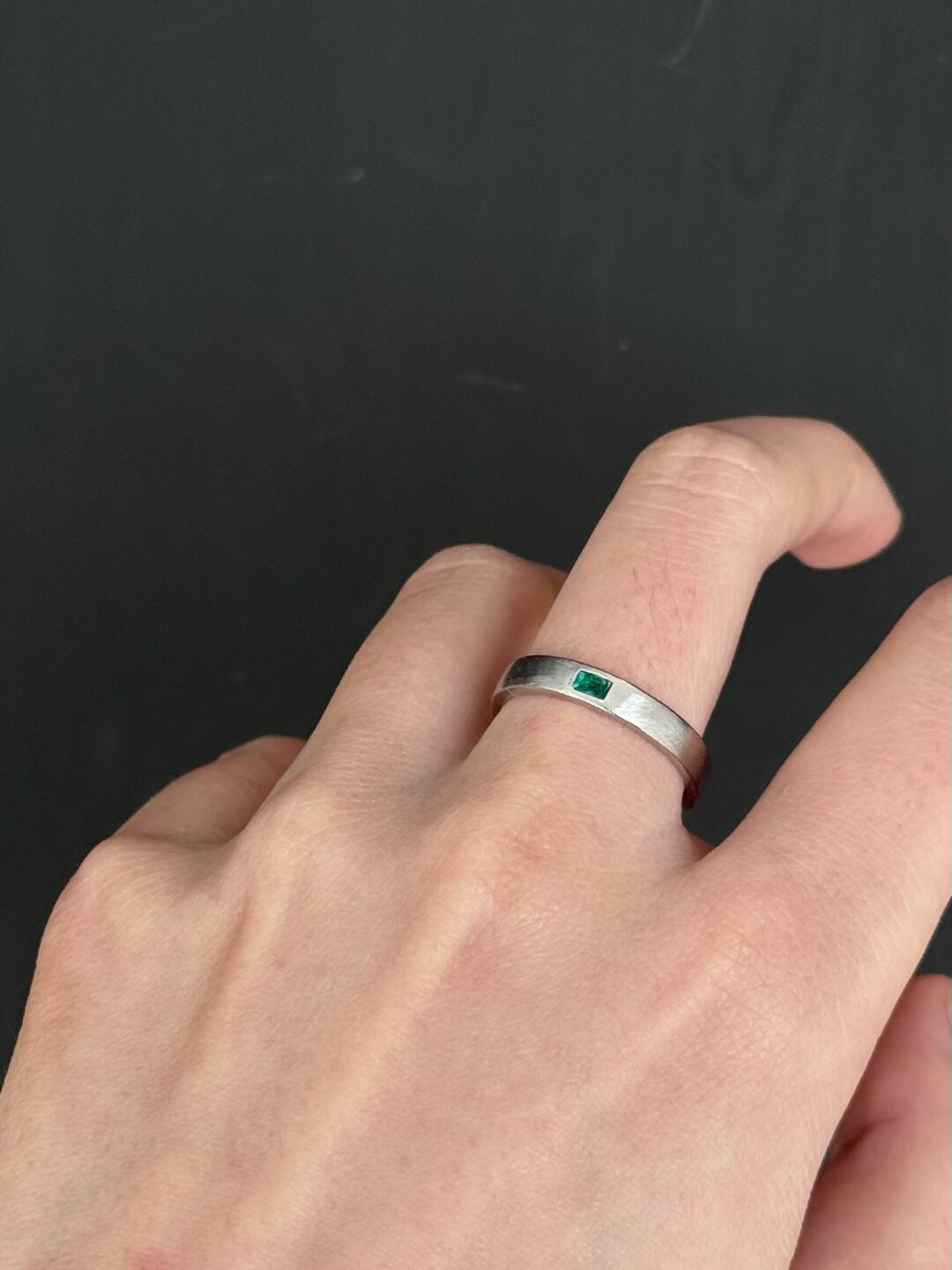 Smeraldo | Moonlit Turquoise Hidden Love Statement Ring (Y2K Limited)