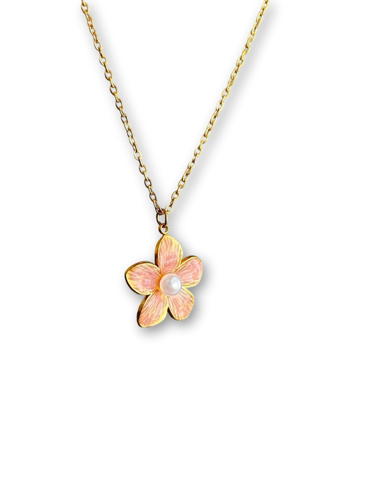 Soliflor Necklace | Vintage Hibiscus Elegance & Handcrafted Design (Limited Edition)