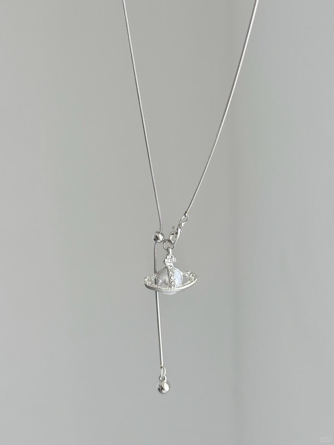 Star Ring Necklace | Celestial Orbit Pendant (Limited Edition)