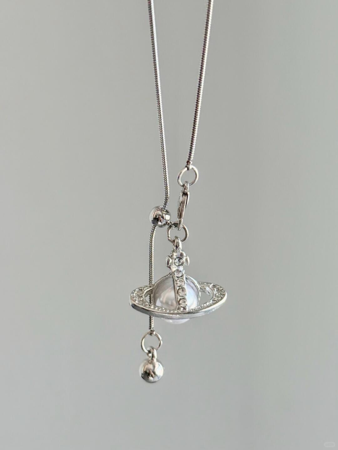 Star Ring Necklace | Celestial Orbit Pendant (Limited Edition)