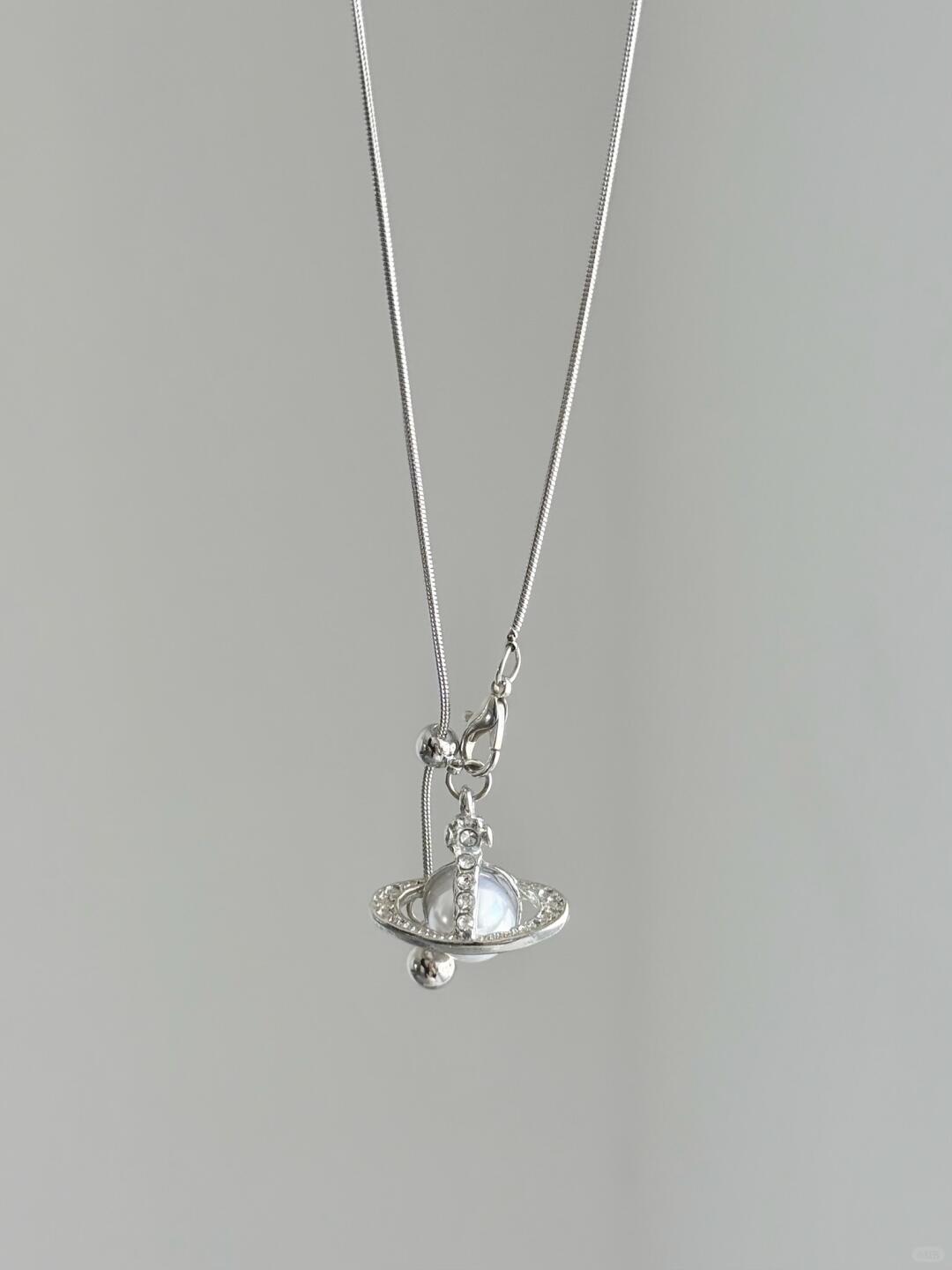Star Ring Necklace | Celestial Orbit Pendant (Limited Edition)