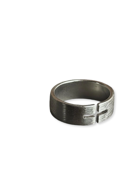 Stigmata’s Holy Suffering | Hand-Hammered Spiritual Ring (Y2K Limited)