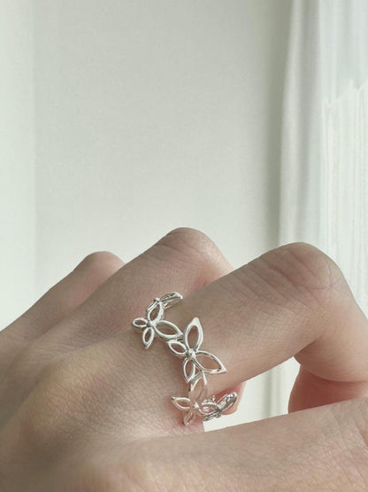 Sunny Butterfly Orchid Ring | Poetic Elegance & Spring Design (Limited Edition)