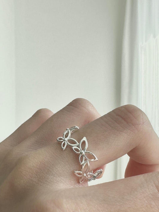 Sunny Butterfly Orchid Ring | Poetic Elegance & Spring Design (Limited Edition)
