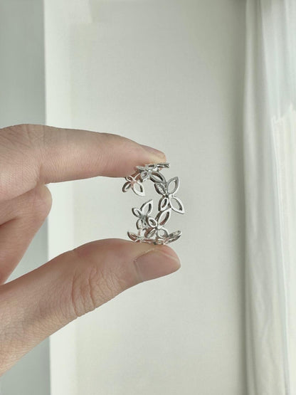 Sunny Butterfly Orchid Ring | Poetic Elegance & Spring Design (Limited Edition)
