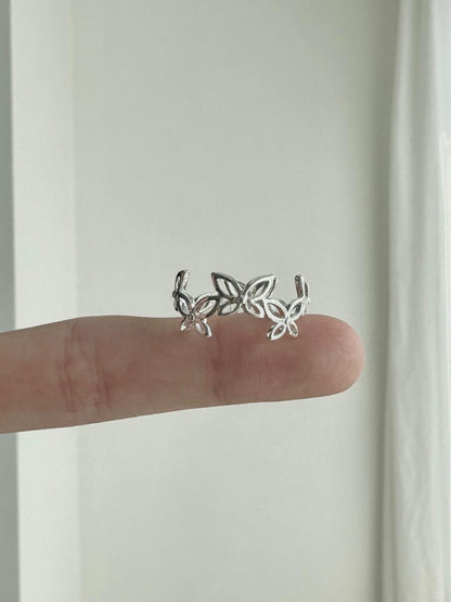 Sunny Butterfly Orchid Ring | Poetic Elegance & Spring Design (Limited Edition)