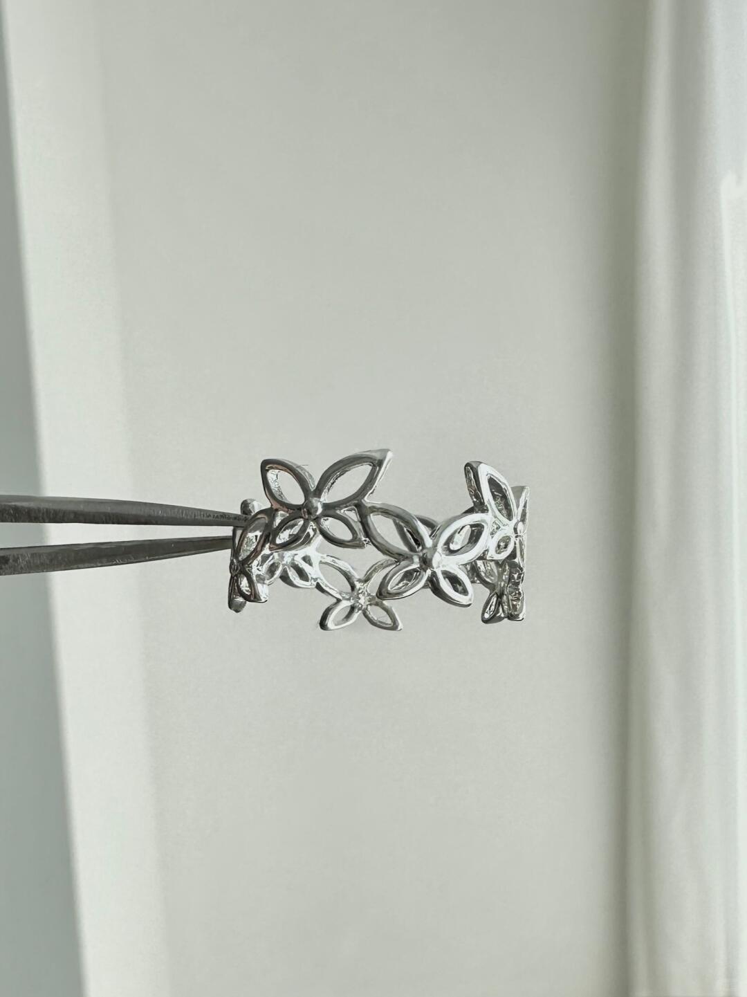 Sunny Butterfly Orchid Ring | Poetic Elegance & Spring Design (Limited Edition)