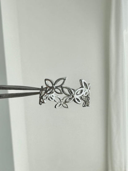 Sunny Butterfly Orchid Ring | Poetic Elegance & Spring Design (Limited Edition)