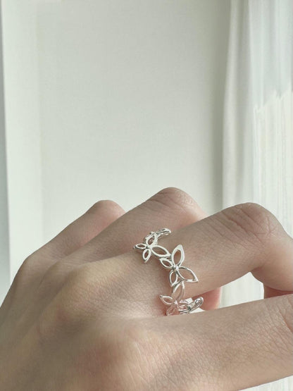 Sunny Butterfly Orchid Ring | Poetic Elegance & Spring Design (Limited Edition)