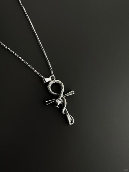 Serpent of Anka Necklace | Mystical Elegance & Poetic Design (Limited Edition)