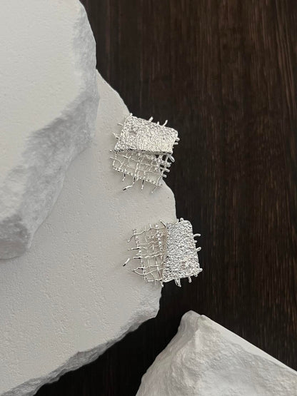 Y2Bling Torn Brocade Earrings | Torn Brocade (Limited Edition)