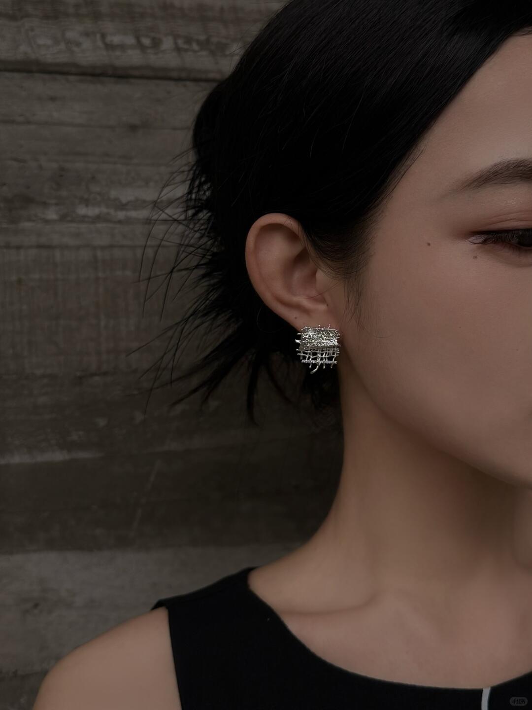Y2Bling Torn Brocade Earrings | Torn Brocade (Limited Edition)