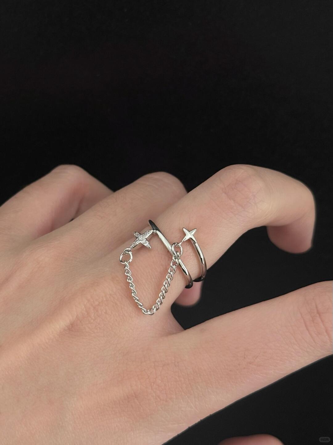 Twin Stars Ring | Cosmic Love & Synced Heartbeats (Limited Edition)