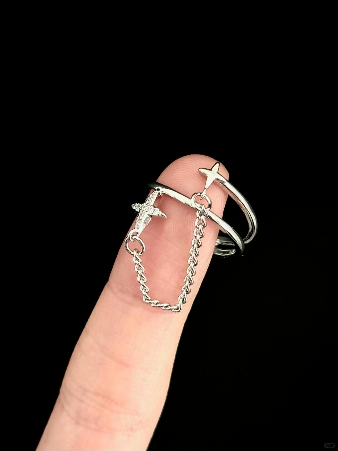 Twin Stars Ring | Cosmic Love & Synced Heartbeats (Limited Edition)