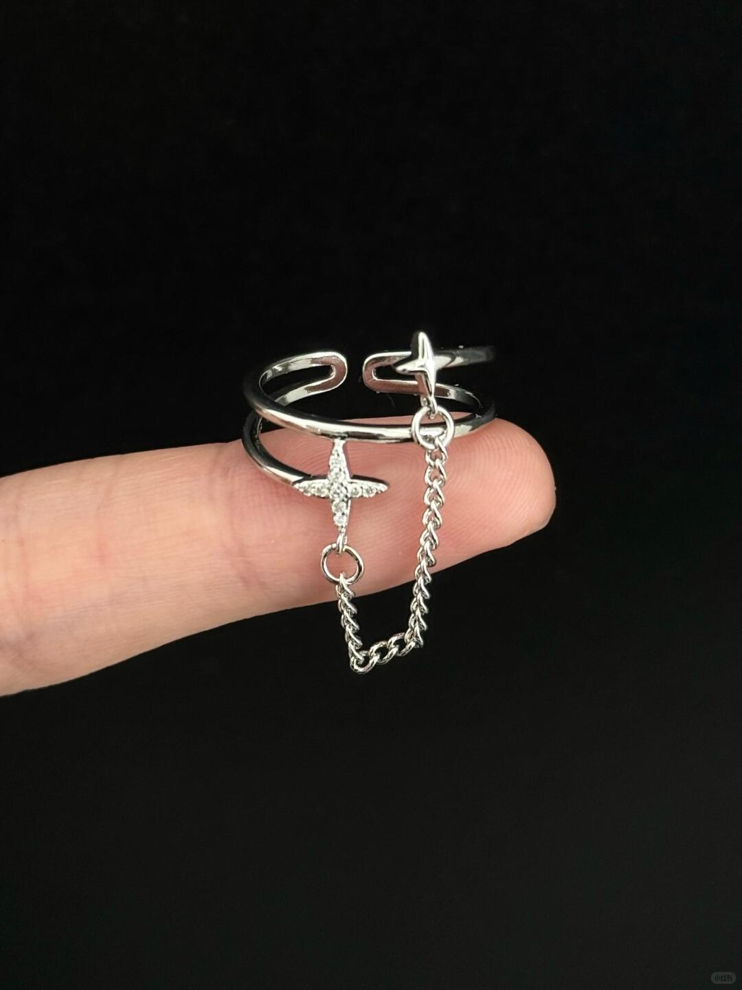 Twin Stars Ring | Cosmic Love & Synced Heartbeats (Limited Edition)