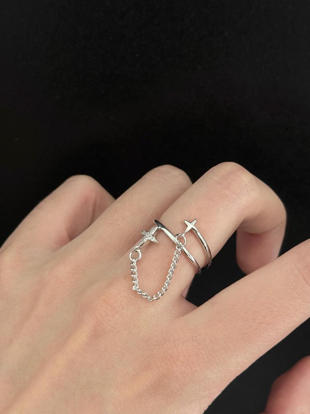 Twin Stars Ring | Cosmic Love & Synced Heartbeats (Limited Edition)