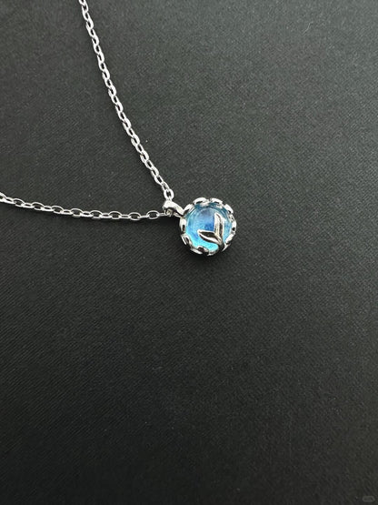 Undine From the Seas | Mythic Mermaid Tear Necklace (Y2K Limited)