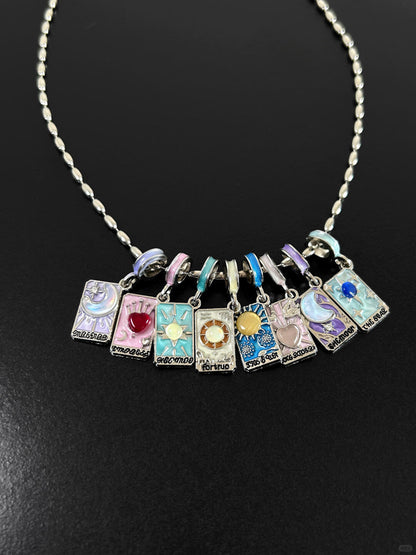 Vintage Tarot Wisdom | Mirror of the Soul Pendant Necklace (Y2K Limited)