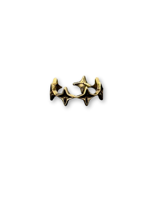 Broken Stars | Vintage Cosmic Fragment Statement Ring (Y2K Limited)