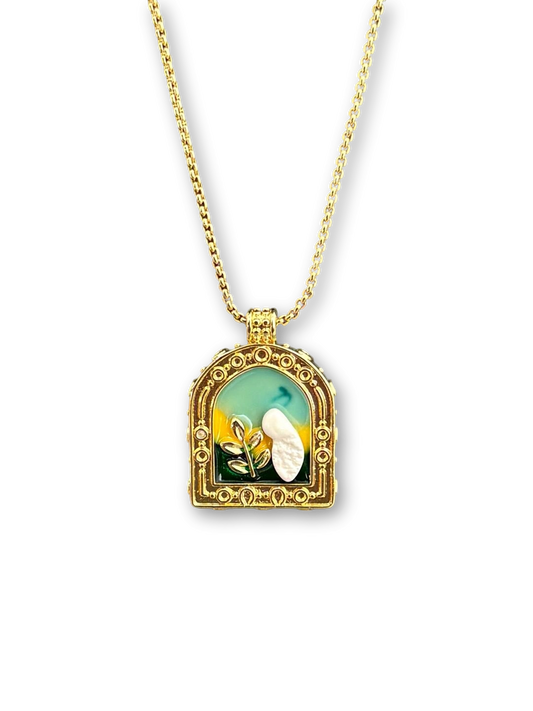 Monet Garden Necklace | Vintage Elegance & Poetic Design (Limited Edition)