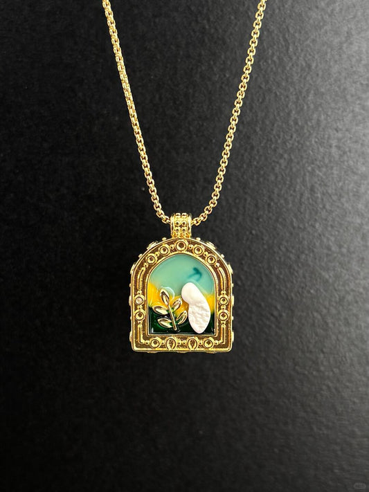 Monet Garden Necklace | Vintage Elegance & Poetic Design (Limited Edition)