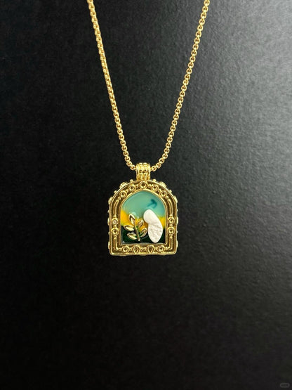 Monet Garden Necklace | Vintage Elegance & Poetic Design (Limited Edition)