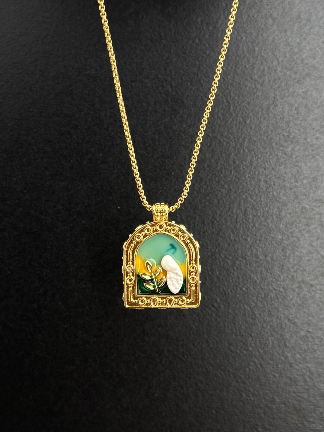 Monet Garden Necklace | Vintage Elegance & Poetic Design (Limited Edition)