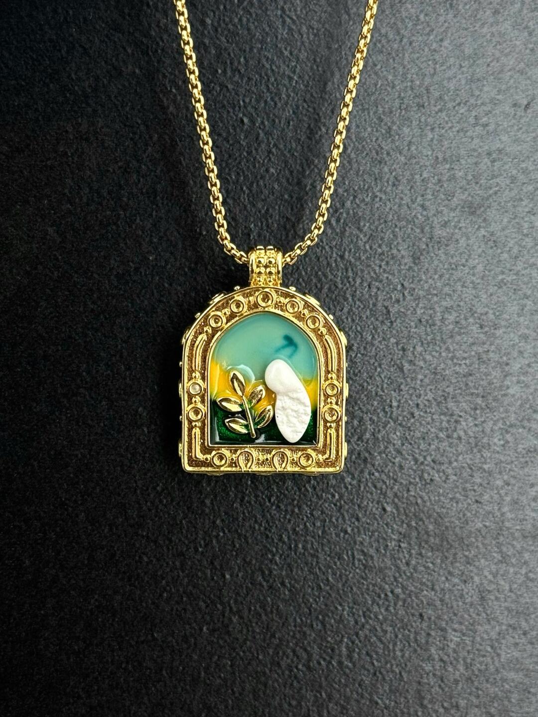 Monet Garden Necklace | Vintage Elegance & Poetic Design (Limited Edition)