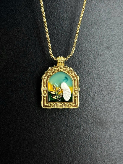 Monet Garden Necklace | Vintage Elegance & Poetic Design (Limited Edition)