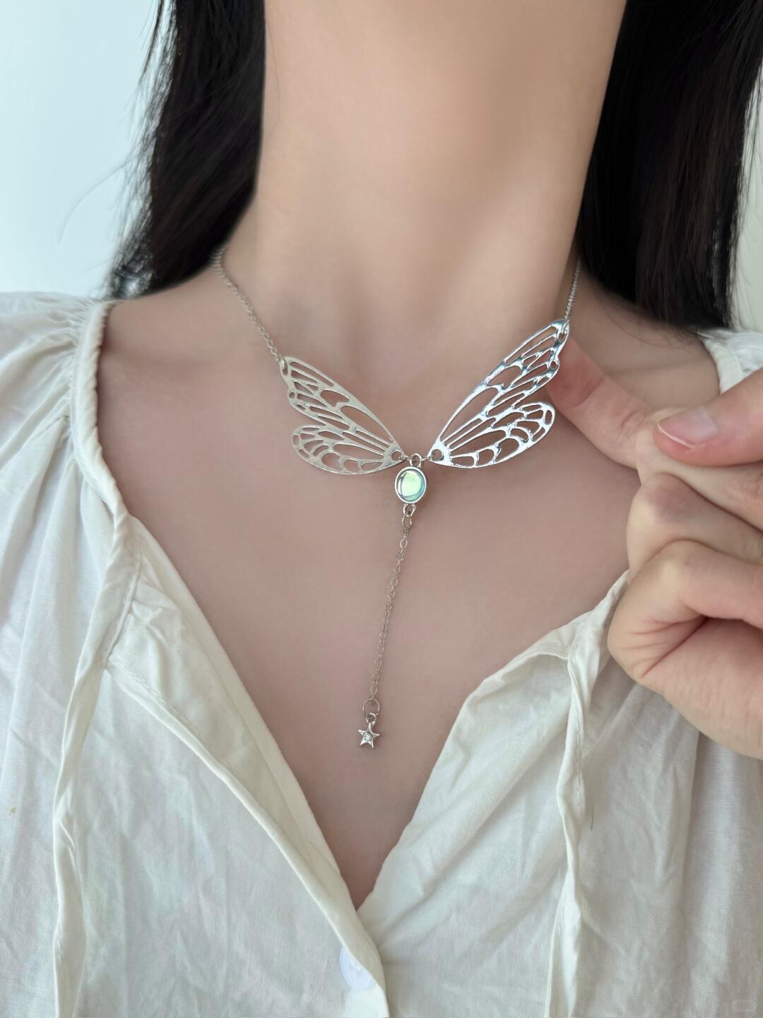 Papillon Necklace | Vintage Elegance & Handcrafted Design (Limited Edition)