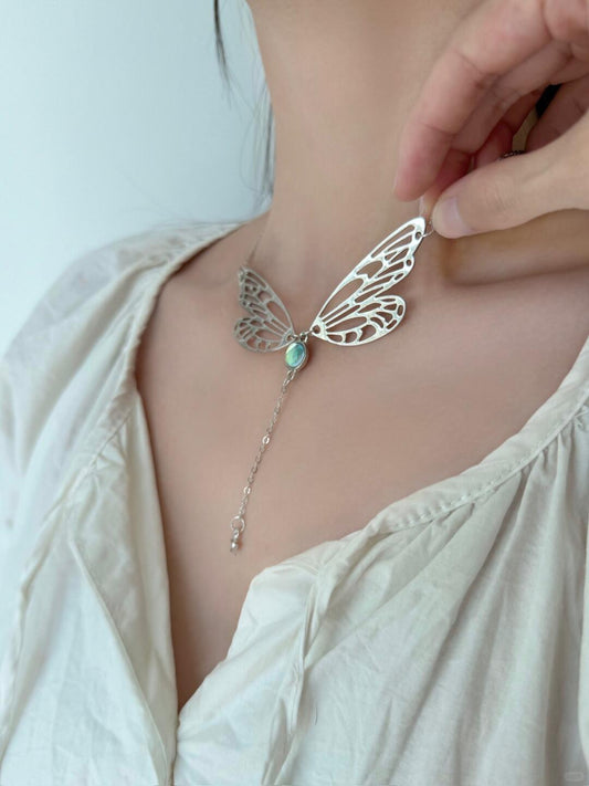 Papillon Necklace | Vintage Elegance & Handcrafted Design (Limited Edition)