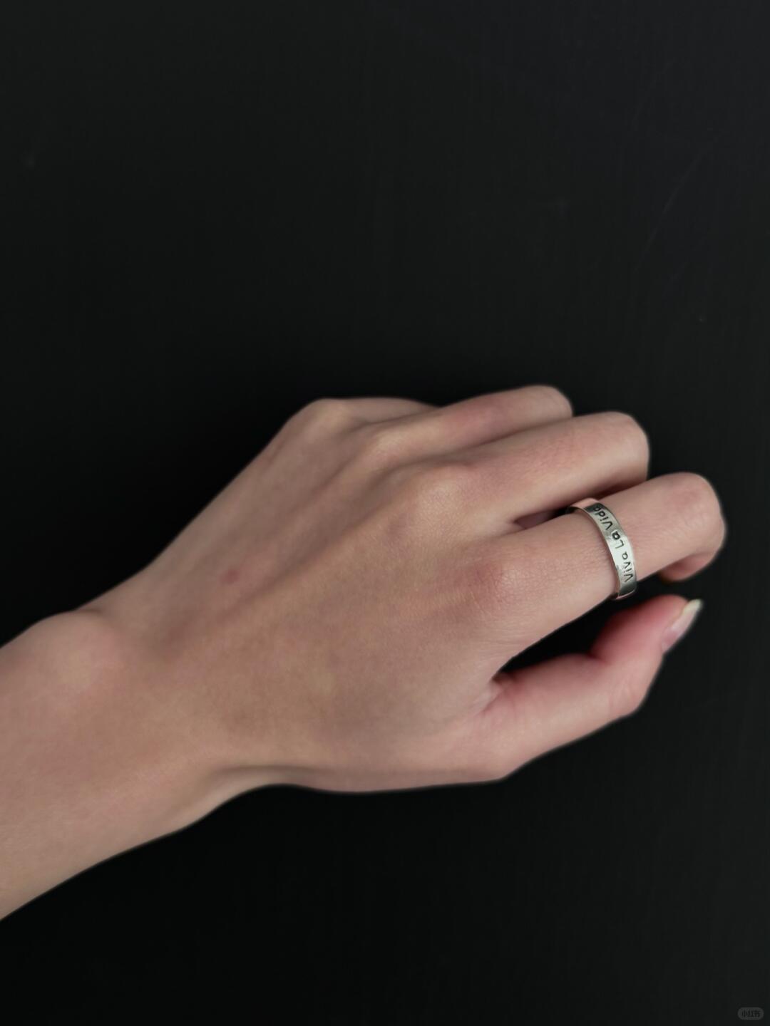 Viva la Vida | “Long Live Life” Ring Forged in Type and Defiance