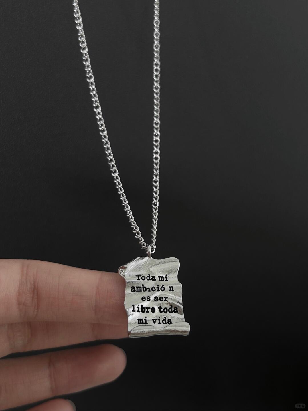 Wairua Necklace | Soulful Confession & Poetic Freedom (Limited Edition)
