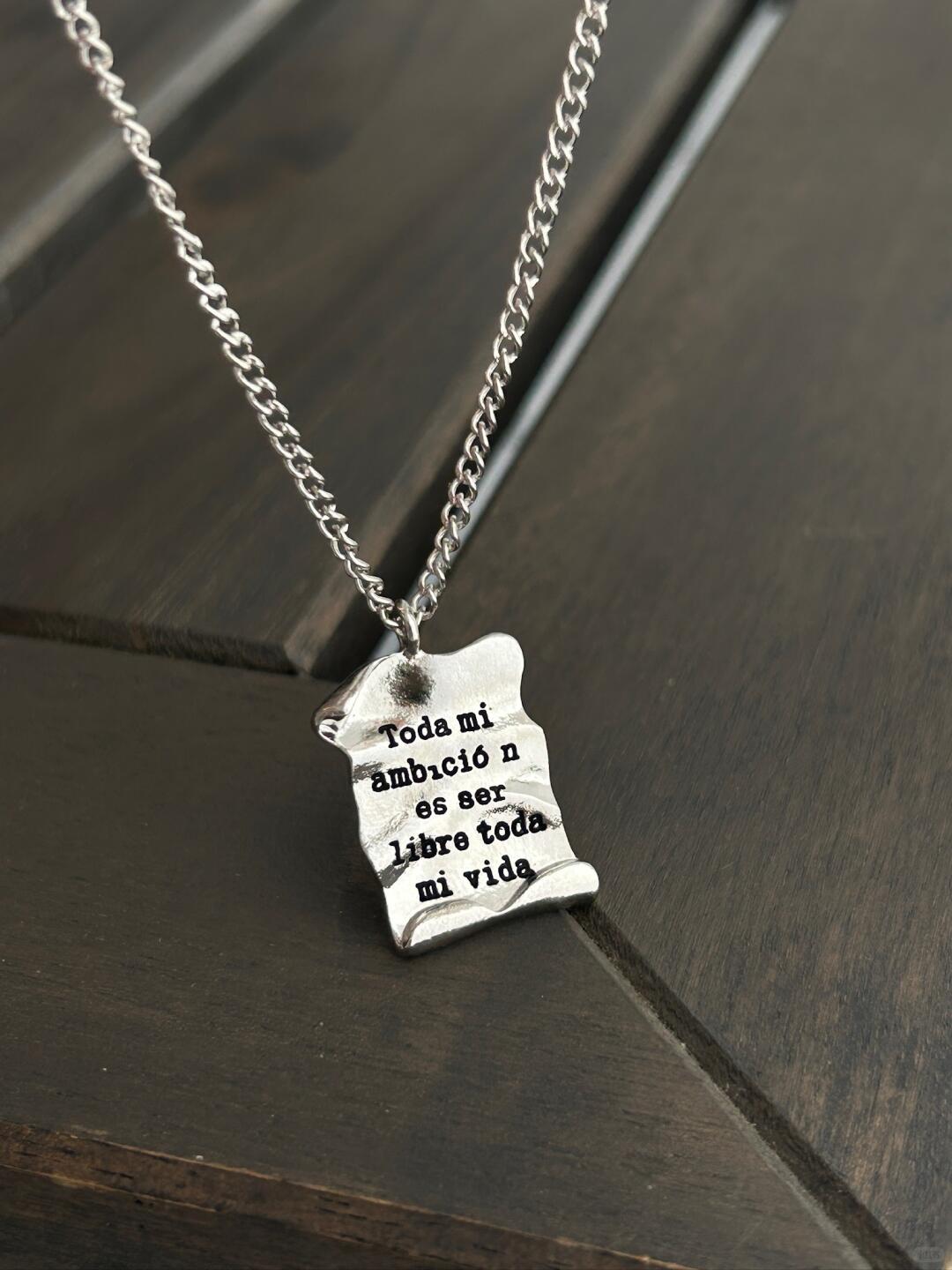 Wairua Necklace | Soulful Confession & Poetic Freedom (Limited Edition)