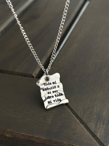 Wairua Necklace | Soulful Confession & Poetic Freedom (Limited Edition)