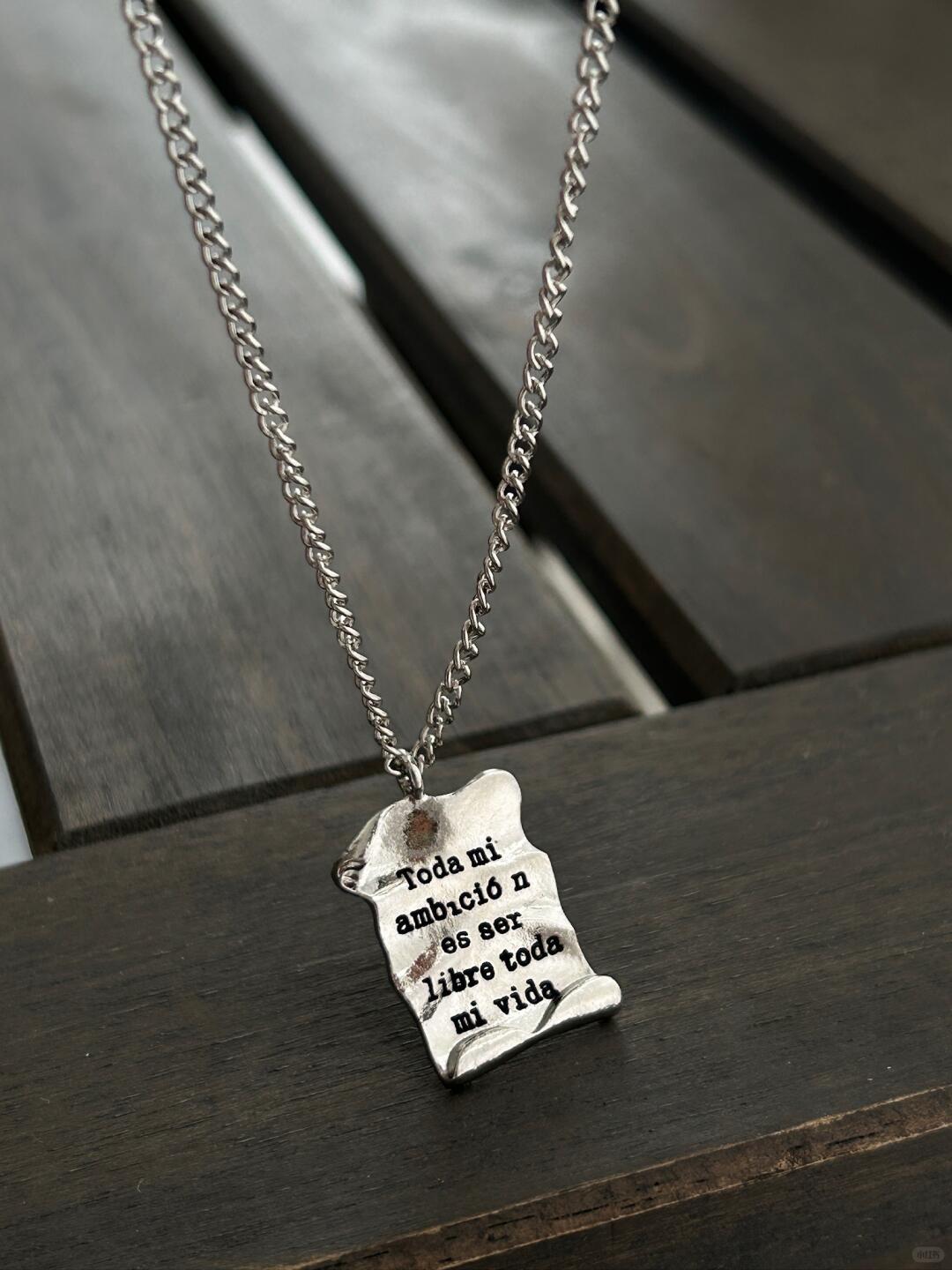 Wairua Necklace | Soulful Confession & Poetic Freedom (Limited Edition)