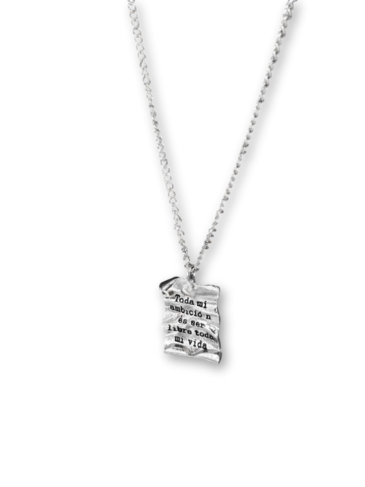 Wairua Necklace | Soulful Confession & Poetic Freedom (Limited Edition)