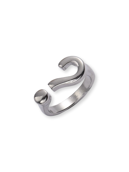 What’s It to You? | Question Mark Ring with Edge